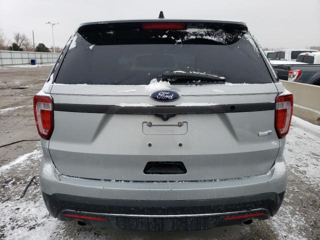 1FM5K8AR8GGB07533 - 2016 FORD EXPLORER POLICE INTERCEPTOR 银色 照片 6
