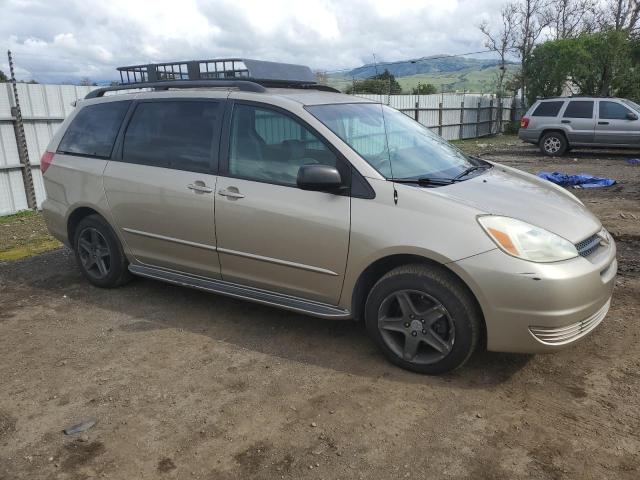 5TDZA23C14S053797 - 2004 TOYOTA SIENNA CE BEIGE photo 4