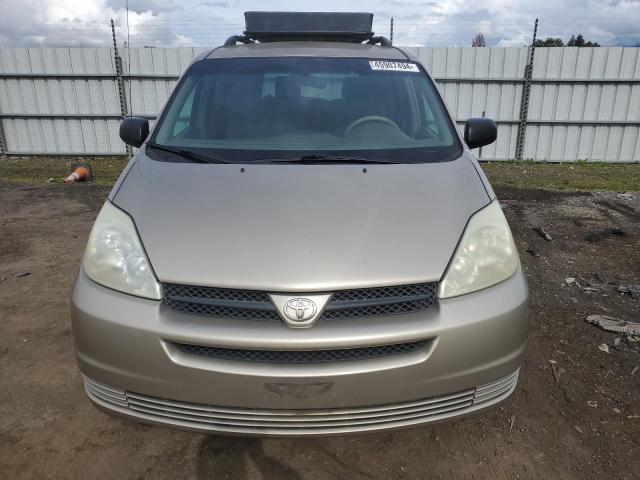 5TDZA23C14S053797 - 2004 TOYOTA SIENNA CE BEIGE photo 5