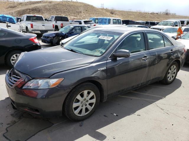 JTNBB46K873018527 - 2007 TOYOTA CAMRY HYBRID CHARCOAL photo 1