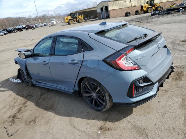 SHHFK7H97MU411501 - 2021 HONDA CIVIC SPORT TOURING GRAY photo 2