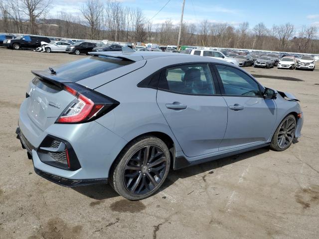 SHHFK7H97MU411501 - 2021 HONDA CIVIC SPORT TOURING GRAY photo 3