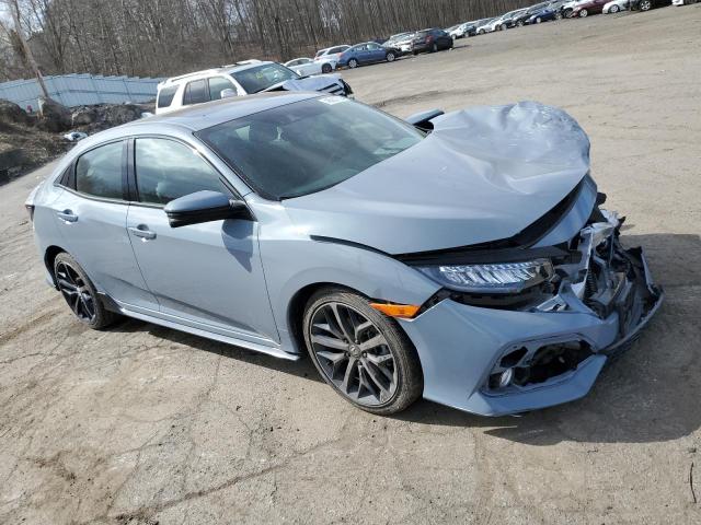SHHFK7H97MU411501 - 2021 HONDA CIVIC SPORT TOURING GRAY photo 4