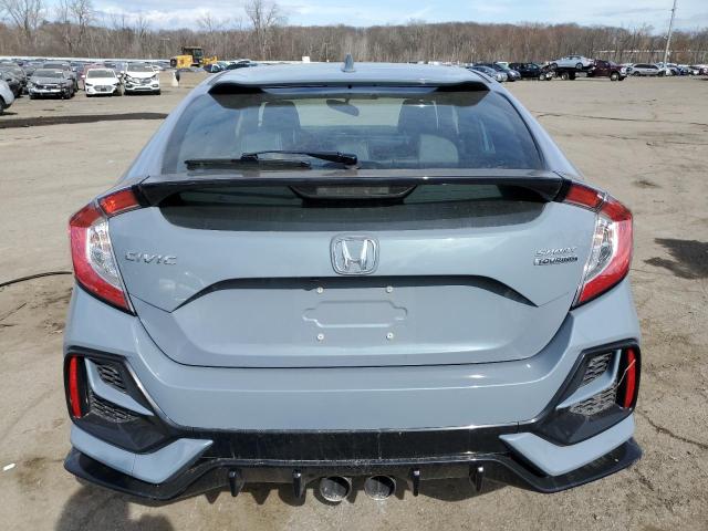 SHHFK7H97MU411501 - 2021 HONDA CIVIC SPORT TOURING GRAY photo 6