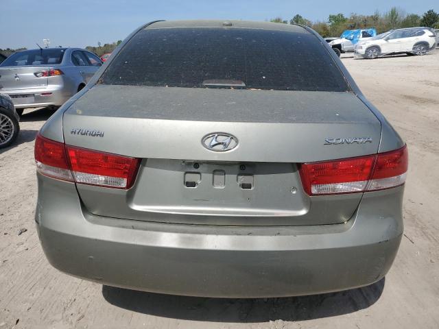 5NPET46C98H390410 - 2008 HYUNDAI SONATA GLS GREEN photo 6