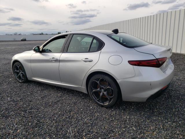 ZARFANBN2K7601682 - 2019 ALFA ROMEO GIULIA TI SILVER photo 2