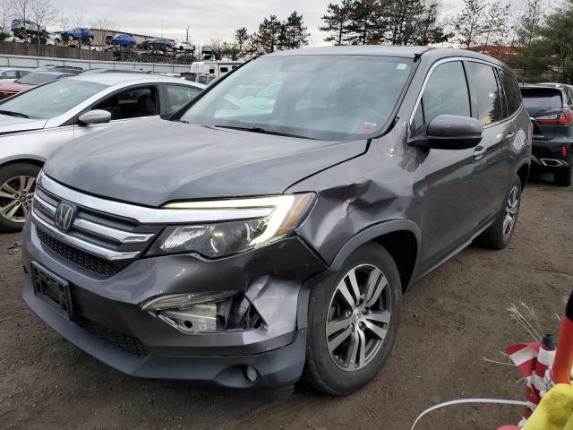 5FNYF6H62GB075341 - 2016 HONDA PILOT EXL GRAY photo 1