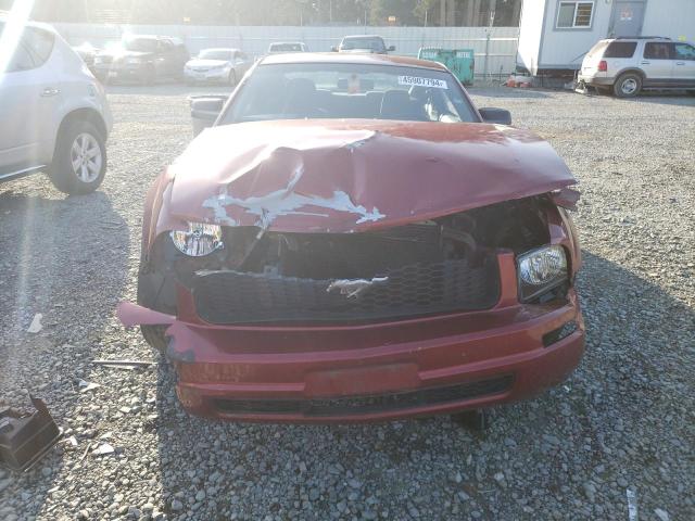 1ZVFT80N165147982 - 2006 FORD MUSTANG RED photo 5