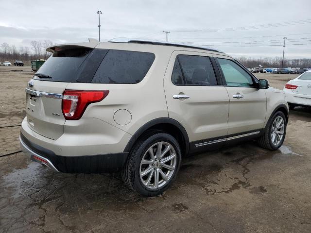 1FM5K8F8XHGD52836 - 2017 FORD EXPLORER LIMITED GOLD photo 3