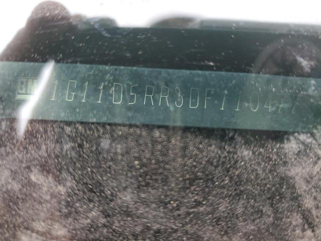 1G11D5RR3DF110477 - 2013 CHEVROLET MALIBU 1LT Қара фото 12