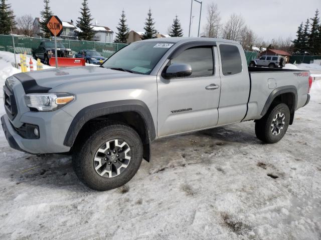 5TFSZ5AN6KX209520 - 2019 TOYOTA TACOMA ACCESS CAB ნაცრისფერი ფოტო 1