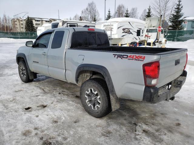 5TFSZ5AN6KX209520 - 2019 TOYOTA TACOMA ACCESS CAB GRAY photo 2