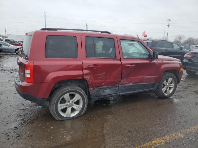 1C4NJRFB9ED784226 - 2014 JEEP PATRIOT LATITUDE RED photo 3