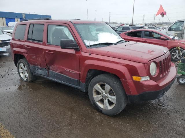 1C4NJRFB9ED784226 - 2014 JEEP PATRIOT LATITUDE RED photo 4