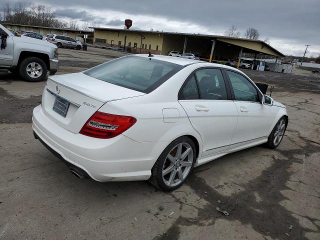 WDDGF8AB8DG134995 - 2013 MERCEDES-BENZ C 300 4MATIC WHITE photo 3