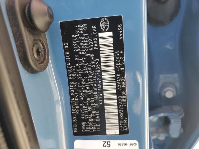 4T1G11AK4PU188523 - 2023 TOYOTA CAMRY SE NIGHT SHADE BLUE photo 12