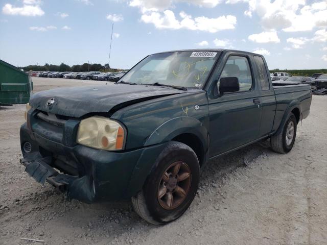 1N6DD26S11C351135 - 2001 NISSAN FRONTIER KING CAB XE GREEN photo 1