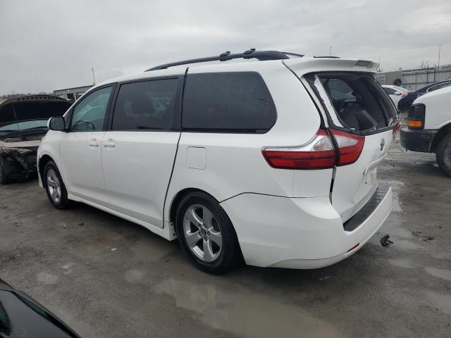 5TDKZ3DC2JS959550 - 2018 TOYOTA SIENNA LE WHITE photo 2