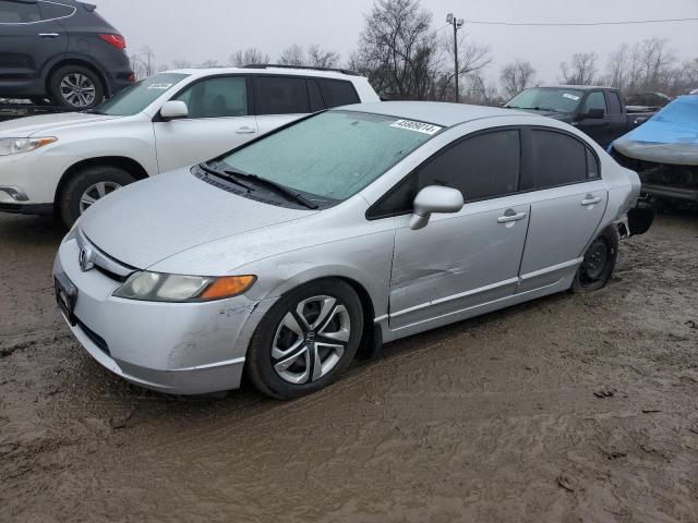 1HGFA16597L044217 - 2007 HONDA CIVIC LX SILVER photo 1