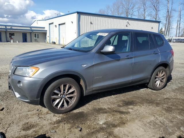 5UXWX9C55D0A25503 - 2013 BMW X3 XDRIVE28I SILVER photo 1