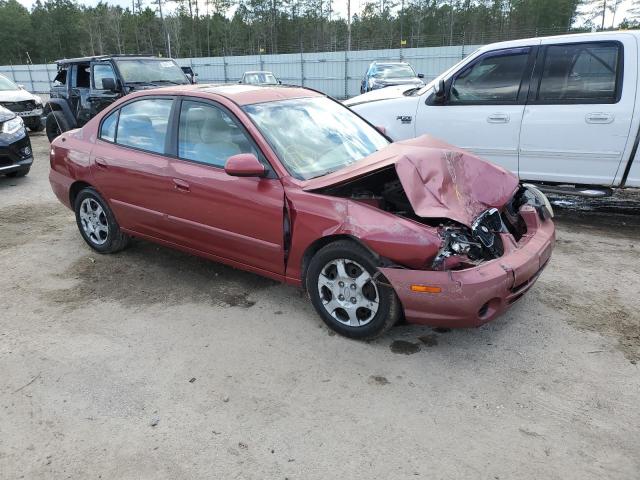 KMHDN45D73U496395 - 2003 HYUNDAI ELANTRA GLS BURGUNDY photo 4