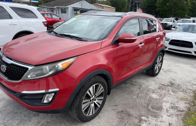 KNDPC3AC5F7699240 - 2015 KIA SPORTAGE EX RED photo 2