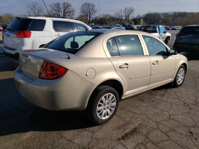 1G1AT58H797185888 - 2009 CHEVROLET COBALT LT BEIGE photo 3