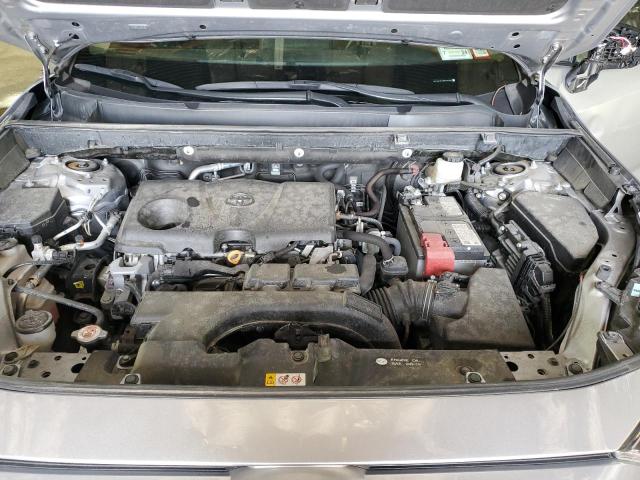 2T3G1RFV9MC203801 - 2021 TOYOTA RAV4 LE SILVER photo 12