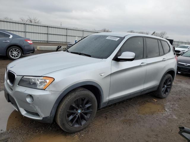 5UXWX9C51E0D32118 - 2014 BMW X3 XDRIVE28I SILVER photo 1