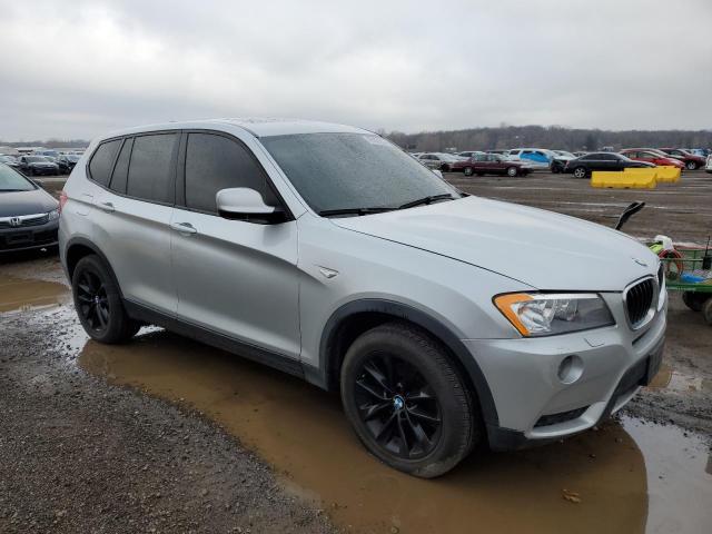 5UXWX9C51E0D32118 - 2014 BMW X3 XDRIVE28I SILVER photo 4