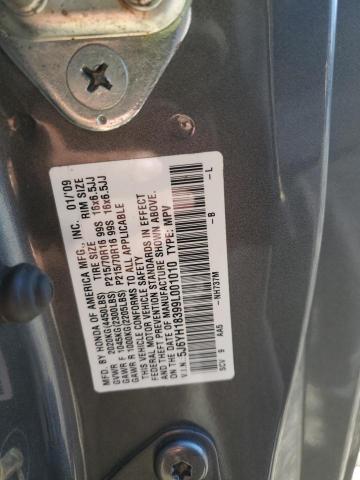 5J6YH18399L001010 - 2009 HONDA ELEMENT LX Grafit foto 13