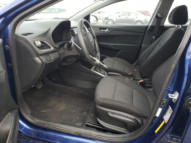 3KPC24A65LE115450 - 2020 HYUNDAI ACCENT SE BLUE photo 7