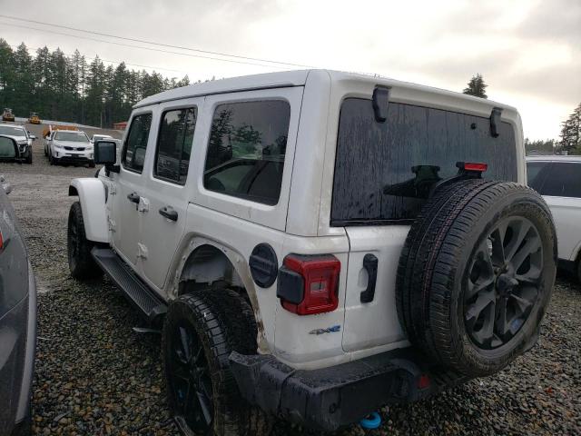 1C4JJXP63NW149219 - 2022 JEEP WRANGLER U SAHARA 4XE WHITE photo 2