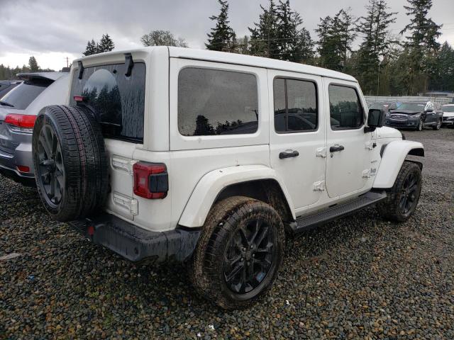 1C4JJXP63NW149219 - 2022 JEEP WRANGLER U SAHARA 4XE WHITE photo 3