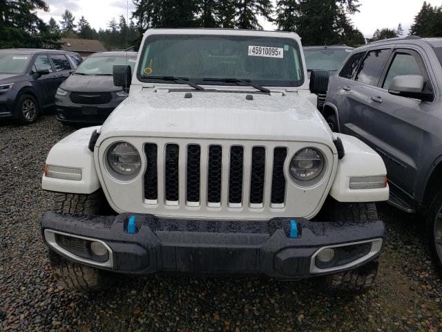 1C4JJXP63NW149219 - 2022 JEEP WRANGLER U SAHARA 4XE WHITE photo 5