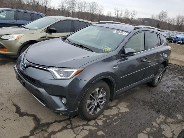 JTMRJREV3GD019142 - 2016 TOYOTA RAV4 HV XLE GRAY photo 1