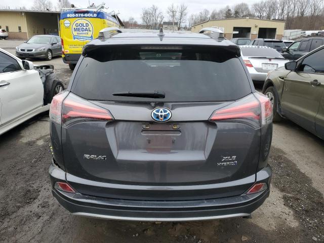 JTMRJREV3GD019142 - 2016 TOYOTA RAV4 HV XLE GRAY photo 6