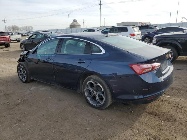 1G1ZD5ST8MF029032 - 2021 CHEVROLET MALIBU LT BLUE photo 2