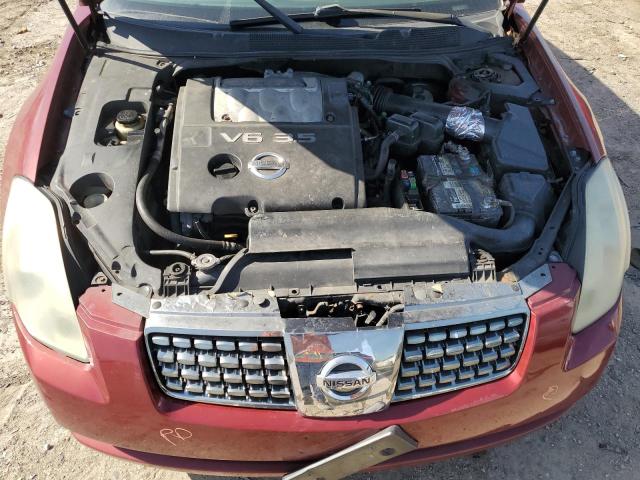 1N4BA41E34C810787 - 2004 NISSAN MAXIMA SE MAROON photo 11