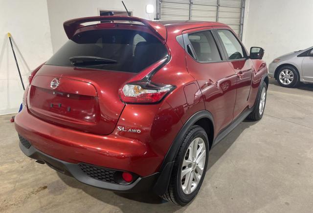 JN8AF5MVXFT565681 - 2015 NISSAN JUKE S RED photo 4