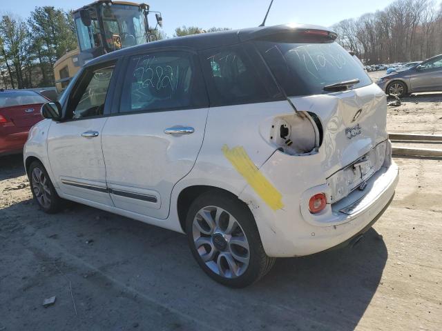 ZFBCFACH7FZ034110 - 2015 FIAT 500L LOUNGE WHITE photo 2