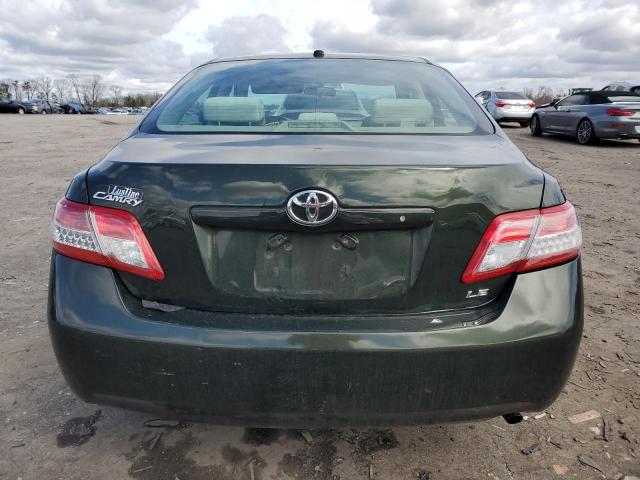 4T1BF3EK5BU654714 - 2011 TOYOTA CAMRY BASE GREEN photo 6