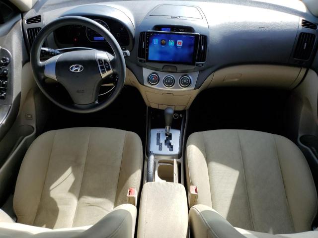 KMHDU4AD5AU110806 - 2010 HYUNDAI ELANTRA BLUE GRAY photo 8