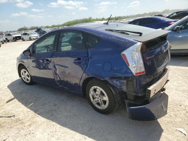 JTDKN3DU2A5016164 - 2010 TOYOTA PRIUS BLUE photo 2