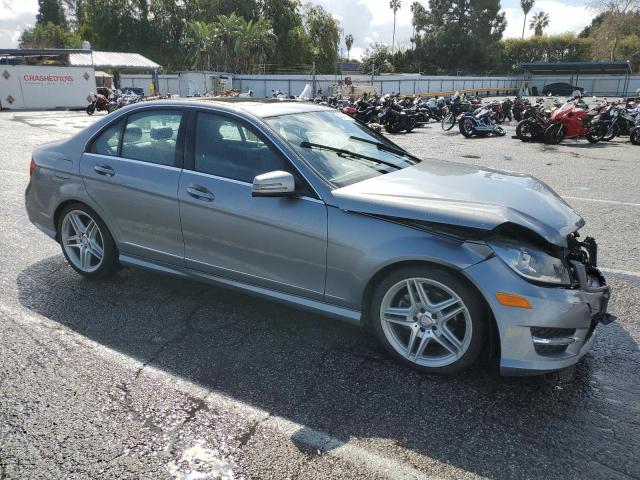 WDDGF4HB4DR279292 - 2013 MERCEDES-BENZ C 250 SILVER photo 4