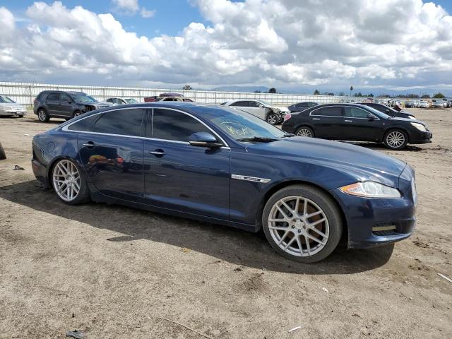 SAJWA2GE4BMV08134 - 2011 JAGUAR XJL SUPERCHARGED BLUE photo 4