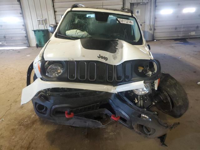 ZACCJBCB6HPF40557 - 2017 JEEP RENEGADE TRAILHAWK WHITE photo 5