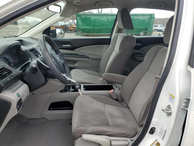 5J6RM3H35EL026721 - 2014 HONDA CR-V LX WHITE photo 7