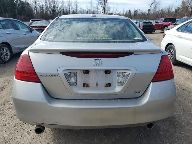 1HGCM66506A013410 - 2006 HONDA ACCORD EX SILVER photo 6