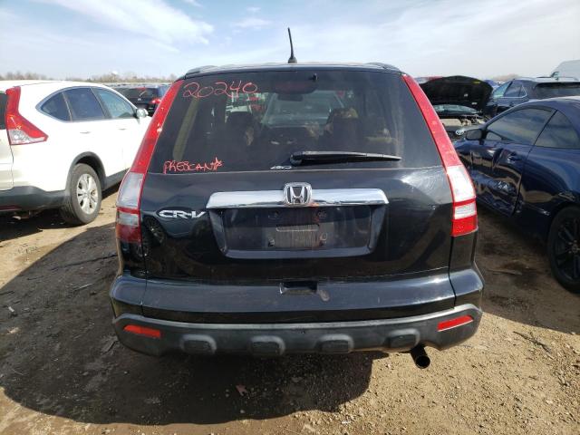 JHLRE48588C005606 - 2008 HONDA CR-V EX BLACK photo 6